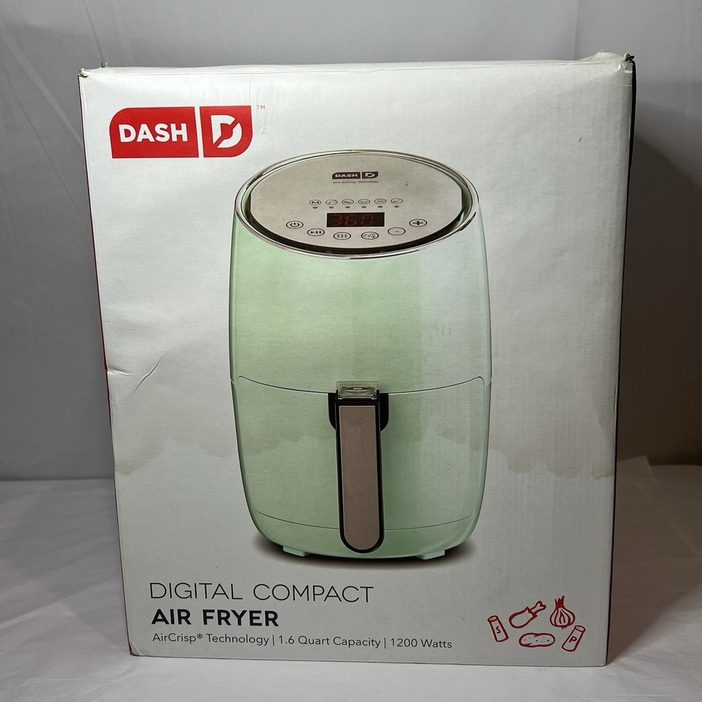 DASH Compact Electric Air Fryer + Oven Cooker with Digital Display, Temperature